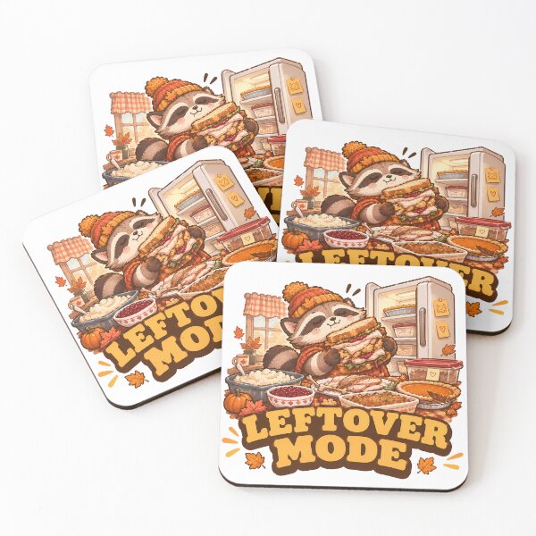 Item preview, Leftover Mode Funny Raccoon Thanksgiving Turkey Sandwich Cute designed and sold by ianm1028.