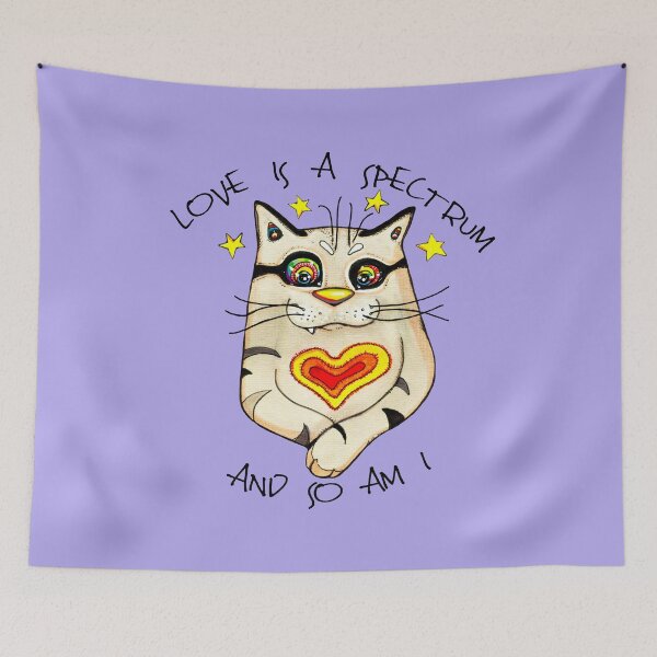 Item preview, Love is a spectrum, and so am I designed and sold by Kiekeboekat.