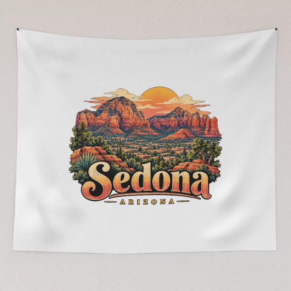 Item preview, Vintage Sedona Arizona Travel Souvenir Landmark Gift designed and sold by MichaeIRellov.