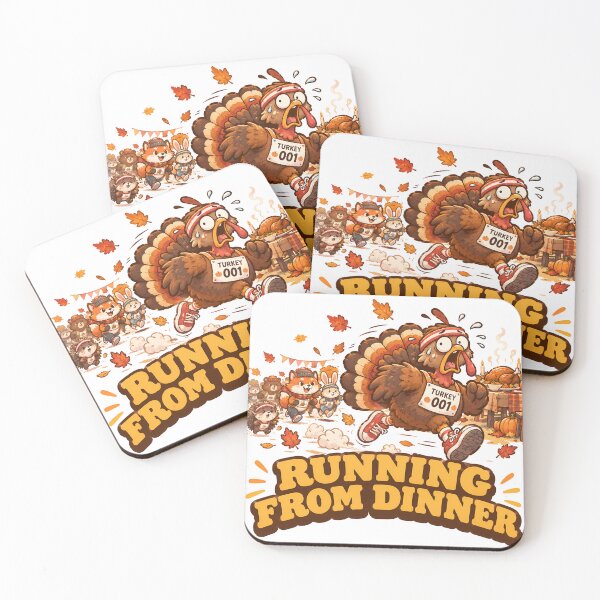 Item preview, Running From Dinner Funny Turkey Trot Race Thanksgiving Marathon designed and sold by ianm1028.