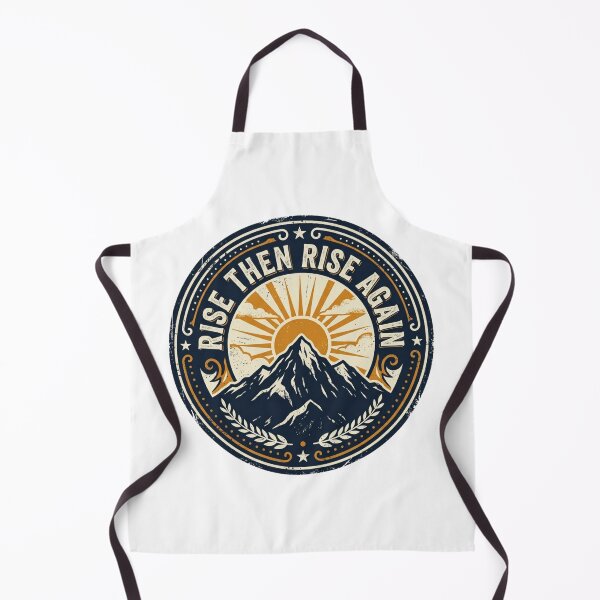 Item preview, Rise Then Rise Again - Vintage Mountain Sunrise Motivation designed and sold by Sanan Israyilli.