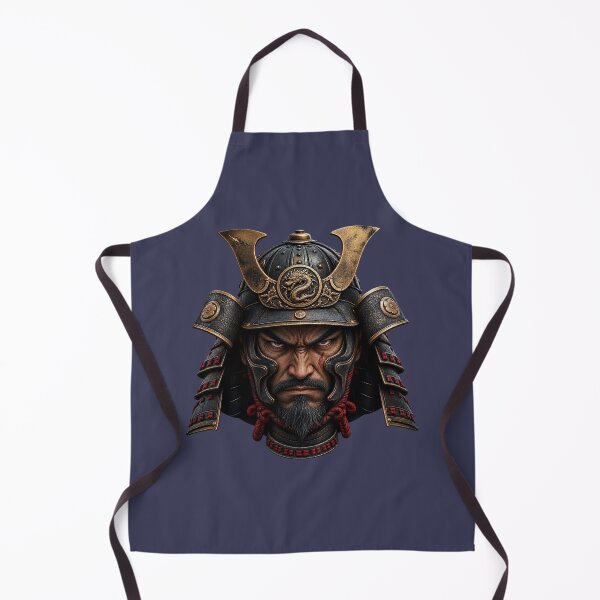 Item preview, Fierce Samurai Warrior with Dragon Kabuto designed and sold by charmaroundyou.