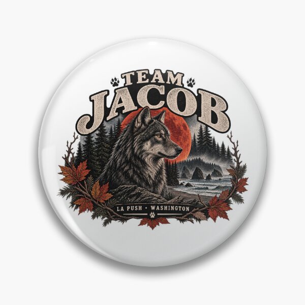 Item preview, Team Jacob - Twilight - Push beach - washington  designed and sold by my-trendy-shop.