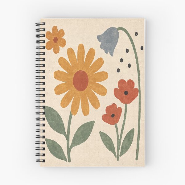 Item preview, Scandinavian Flower Market Print Vintage 1960s Nordic Floral Wall Art designed and sold by Tamas Das.