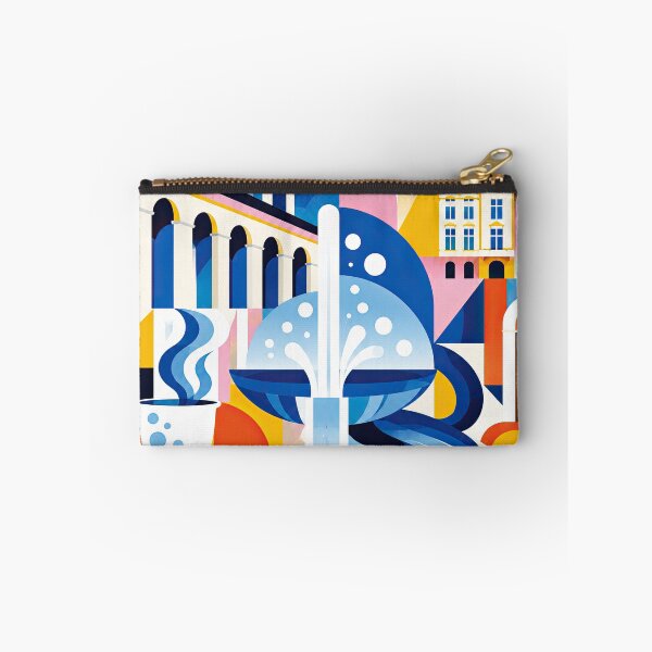 Aperçu de l'œuvre Colorful abstract illustration of Karlovy Vary architecture, fou créée et vendue par ckybe.