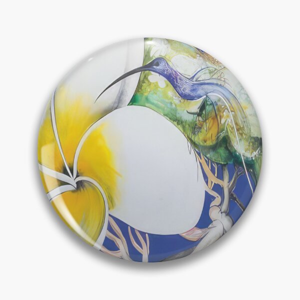 Item preview, frangipani and humming bird japanese summer 1988 by Brett whiteley - Brett whiteley artwork designed and sold by namikikkik.