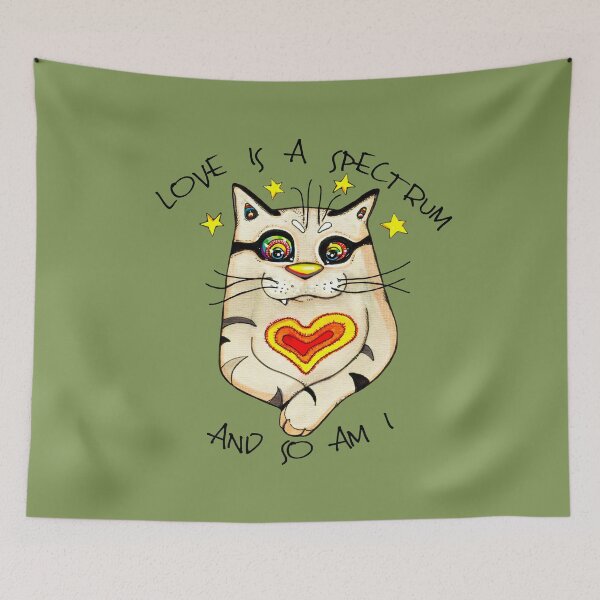 Item preview, Love is a spectrum, and so am I designed and sold by Kiekeboekat.