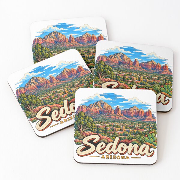 Item preview, Regalo de recuerdo de viaje de Sedona, Arizona, dibujado a mano designed and sold by MichaeIRellov.