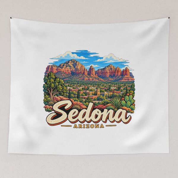 Item preview, Regalo de recuerdo de viaje de Sedona, Arizona, dibujado a mano designed and sold by MichaeIRellov.