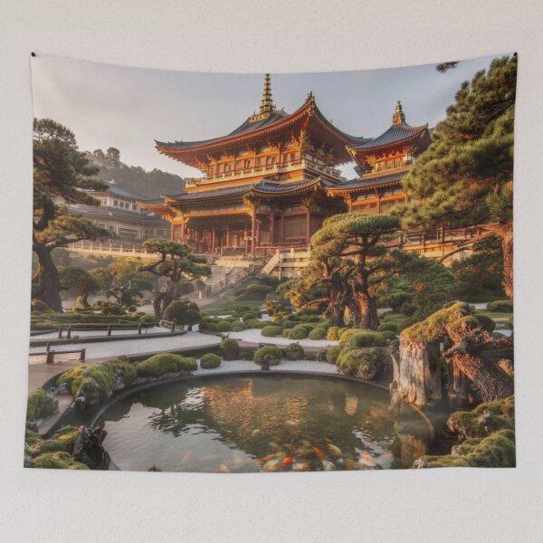 Item preview, Imperial Garden Reflections - Autumn Palace Sanctuary designed and sold by nhk999.