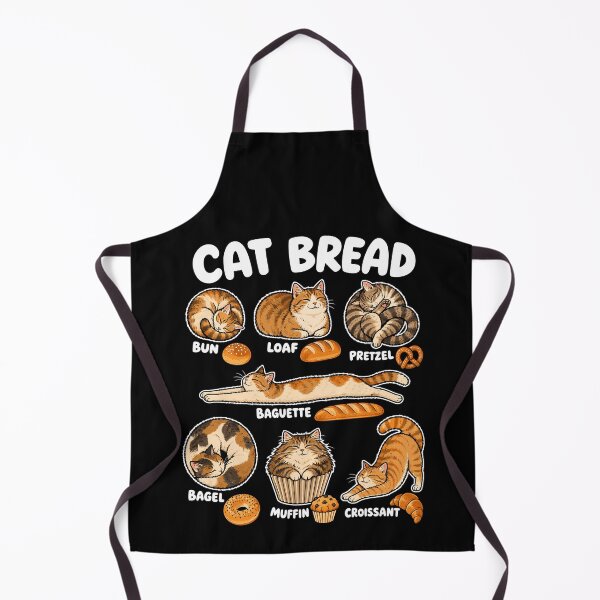 Item preview, Cat Bread Funny Cat In Shape Of Different Famous Bread designed and sold by roni-harbor.