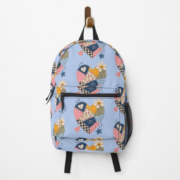 Item preview, Cute Patchwork Heart with Daisy and Star designed and sold by Bhaskar Digital Art.