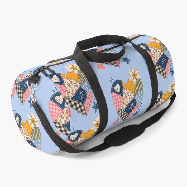 Item preview, Cute Patchwork Heart with Daisy and Star designed and sold by Bhaskar Digital Art.