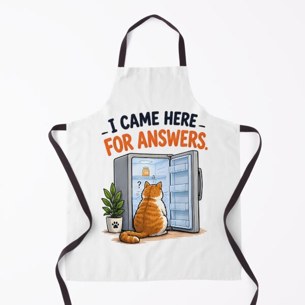 Item preview, I Came Here For Answers Open Fridge Funny Cat designed and sold by Pyt27.