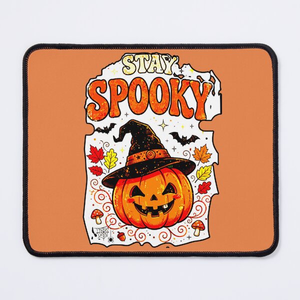 Item preview, Stay Spooky Retro Pumpkin Witch Vintage T-Shirt Halloween Autumn designed and sold by AstronautMerch.