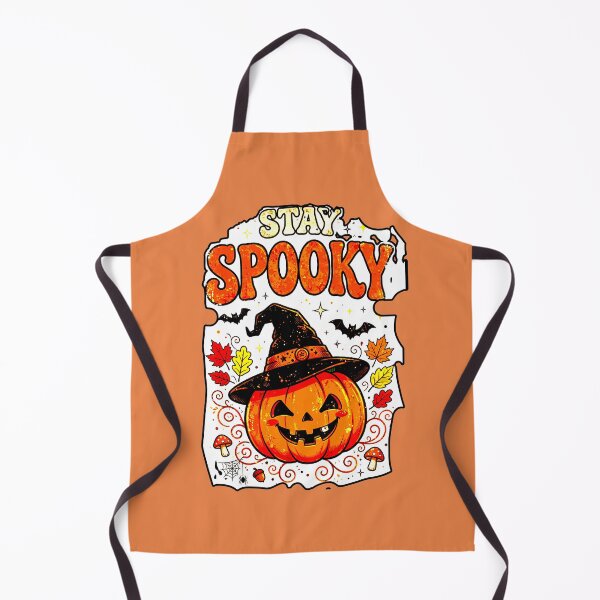 Item preview, Stay Spooky Retro Pumpkin Witch Vintage T-Shirt Halloween Autumn designed and sold by AstronautMerch.