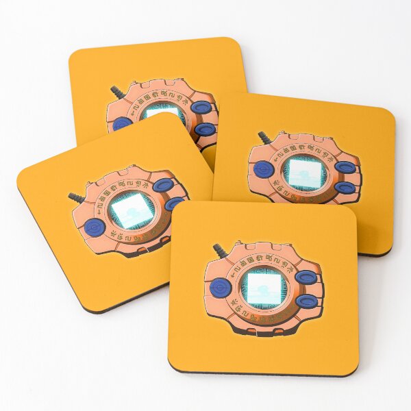 Item preview, Original Orange Digivice Tai and Agumon digital monster illustration Edition designed and sold by sabartgunpla.