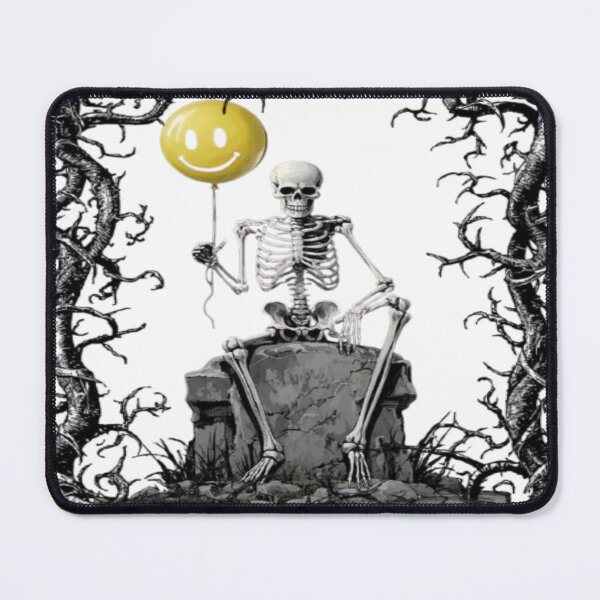 Item preview, A skeleton sitting on his wife's grave designed and sold by Hota055.