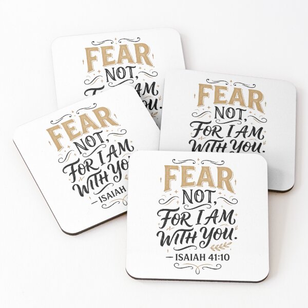 Item preview, FEAR NOT, FOR I AM WITH YOU.” — ISAIAH 41:10 designed and sold by EverGrace Studio.