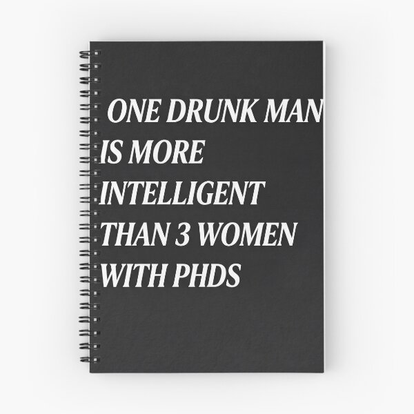 Item preview, One Drunk Man Sarcastic Humor Typography Quote T-Shirt designed and sold by robertronda1.