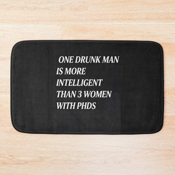 Item preview, One Drunk Man Sarcastic Humor Typography Quote T-Shirt designed and sold by robertronda1.