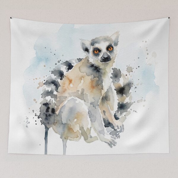 Item preview, Ring-Tailed Lemur, Full Body designed and sold by caracatita75.