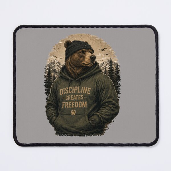 Item preview, Bear – Discipline, Create, Freedom designed and sold by IGArte.