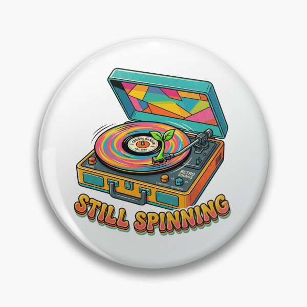 Item preview, Still Spinning - Retro Vintage Record Player Vinyl Music Art designed and sold by Sanan Israyilli.