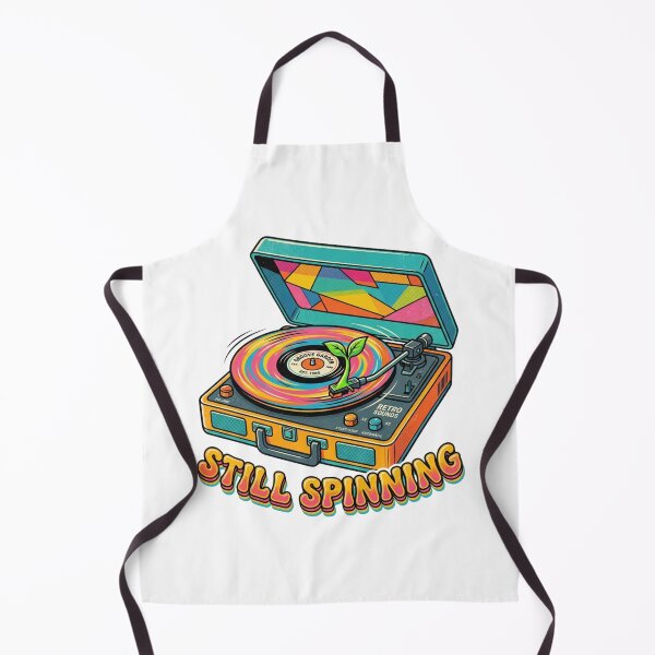 Item preview, Still Spinning - Retro Vintage Record Player Vinyl Music Art designed and sold by Sanan Israyilli.