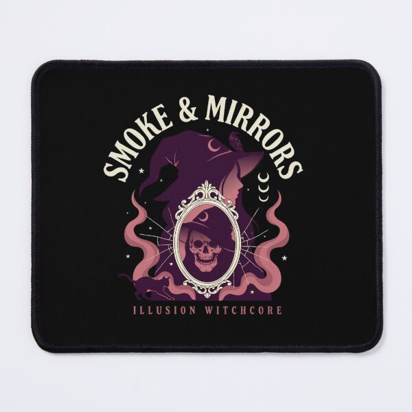 Item preview, Illusion Witchcore Smoke and Mirrors Halloween Design Graphic Tee v9 designed and sold by DarylWelsh2024.