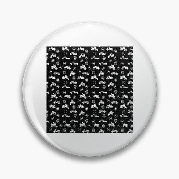 Item preview, Motorcyclist Biker Gift  Motorcycle Sihouette Black And White Pattern designed and sold by lindseywomack.