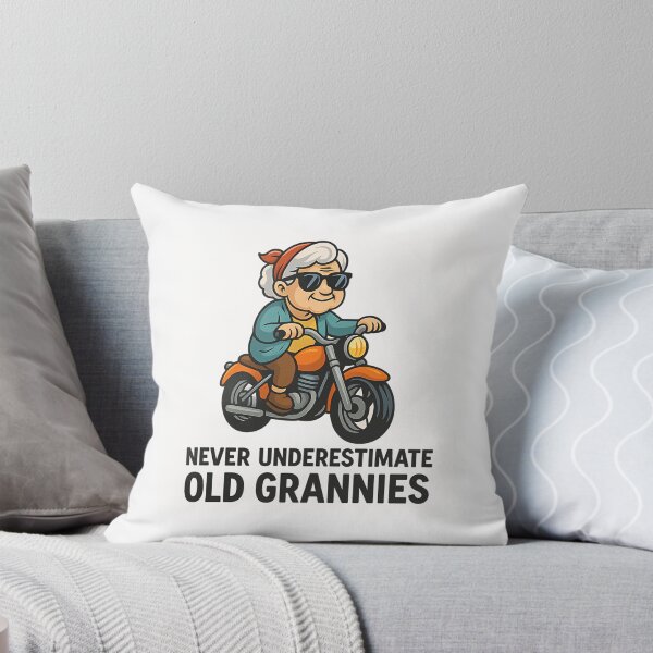 Item preview, Never Underestimate Old Grannies On An E-Bike  designed and sold by lindseywomack.