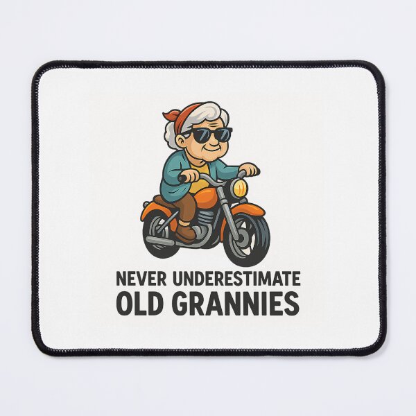 Item preview, Never Underestimate Old Grannies On An E-Bike designed and sold by lindseywomack.