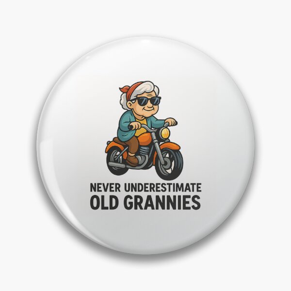 Item preview, Never Underestimate Old Grannies On An E-Bike  designed and sold by lindseywomack.