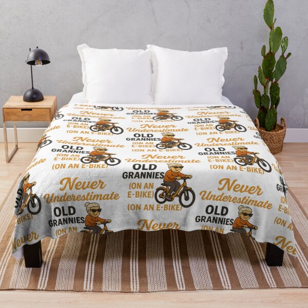 Item preview, Never Underestimate Old Grannies On An E-Bike designed and sold by lindseywomack.
