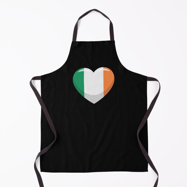 Item preview, Irish Flag Heart / I Love Ireland (On Black) designed and sold by STUDIO-72.