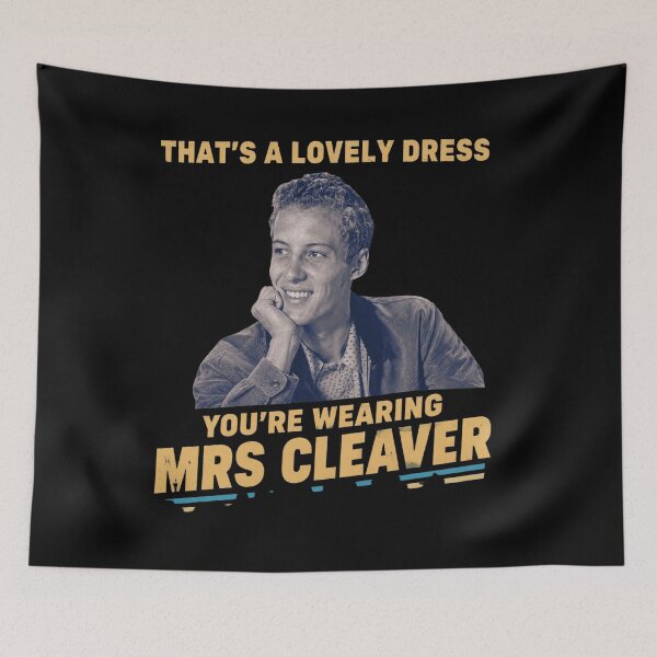 Item preview, Mrs Cleaver Retro Quote designed and sold by Emilykerryart.