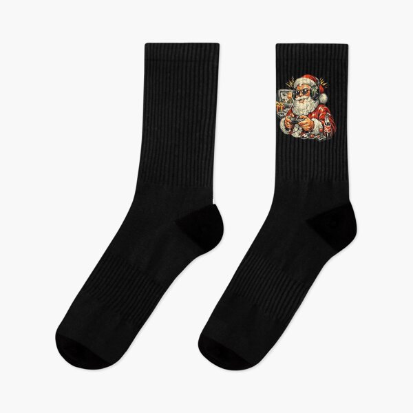 Item preview, Funny Retro Gamer Santa Claus 1950s Christmas Art Gift designed and sold by Artycom.