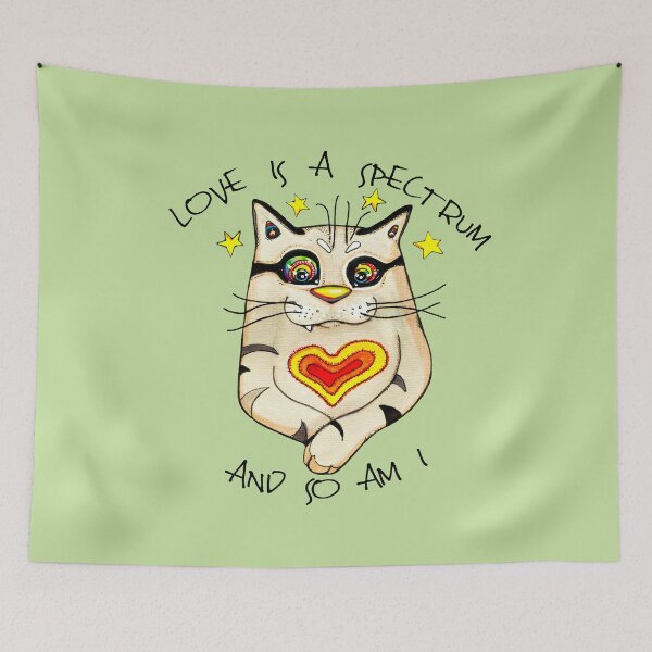 Item preview, Love is a spectrum, and so am I designed and sold by Kiekeboekat.
