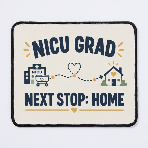 Item preview, NICU Grad Baby – Next Stop Home Preemie Graduation Gift designed and sold by astersgraphics.
