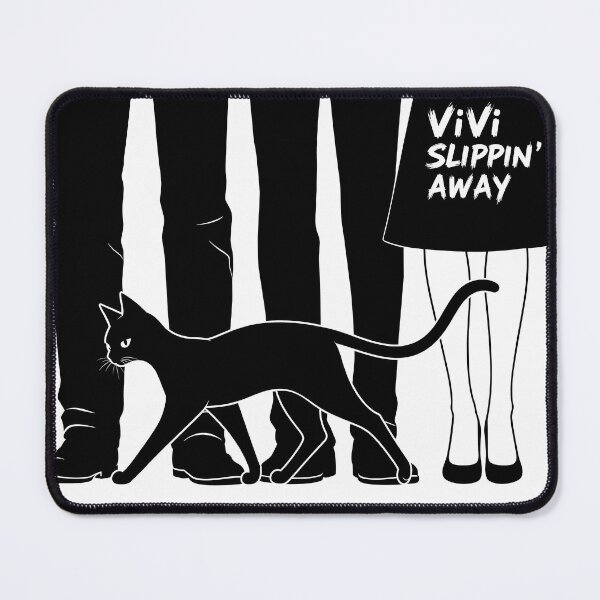 Item preview, ViVi Slippin’ Away — Black Cat Silhouette designed and sold by PORTE DE ESPERANCE.
