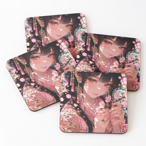 Item preview, Anime Chinese Hanfu Girl with Cherry Blossoms designed and sold by RGB-crayon.