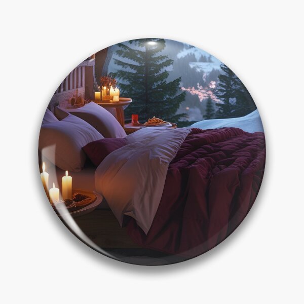 Item preview, Snowy Mountain Cave Retreat Candlelight designed and sold by Jo Art.