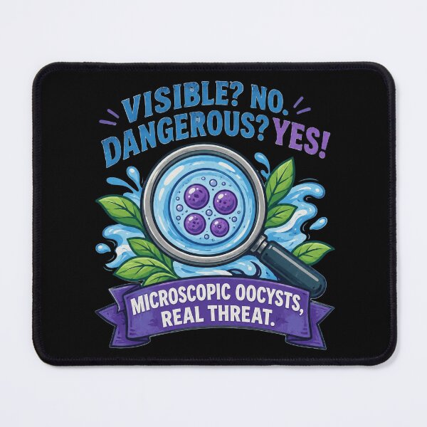 Item preview, Microscopic Oocysts Threat designed and sold by Emilykerryart.