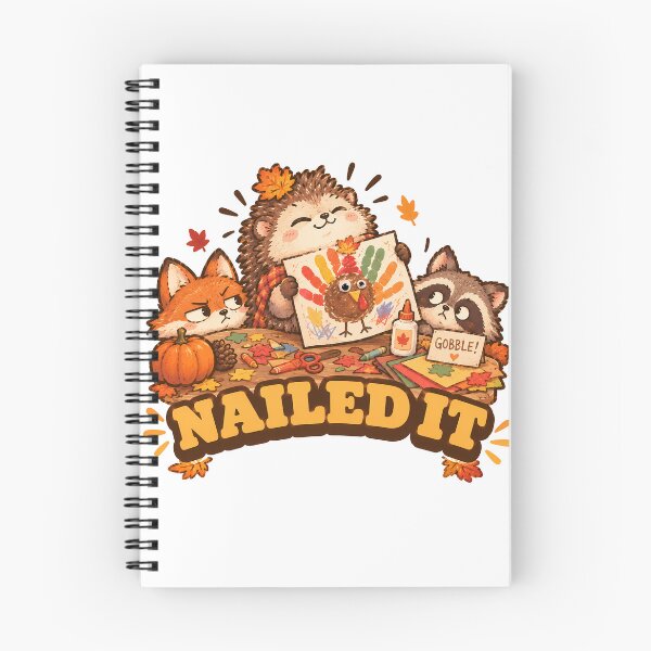 Item preview, Nailed It Funny Hedgehog Thanksgiving Turkey Handprint Craft Cute designed and sold by ianm1028.