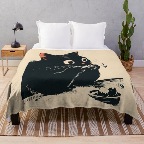 Item preview, Hungry Gamer Black Cat Snack And Video Games Japanese designed and sold by mustbewhy.