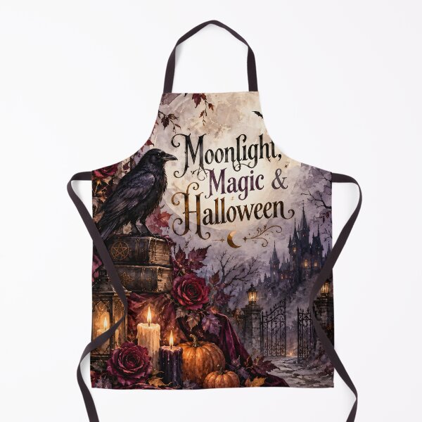 Item preview, Moonlight, Magic & Halloween – Gothic Raven Watercolor designed and sold by blankTeeShirt.