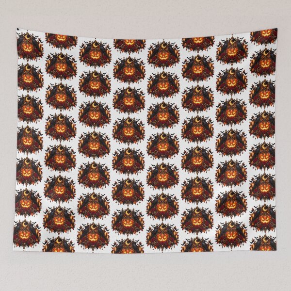 Item preview, Midnight Raven Pumpkin Crest – Gothic Halloween designed and sold by Clothes With Smiling Animals Walt Gral.