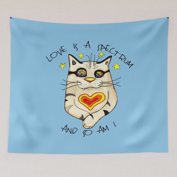 Item preview, Love is a spectrum, and so am I designed and sold by Kiekeboekat.
