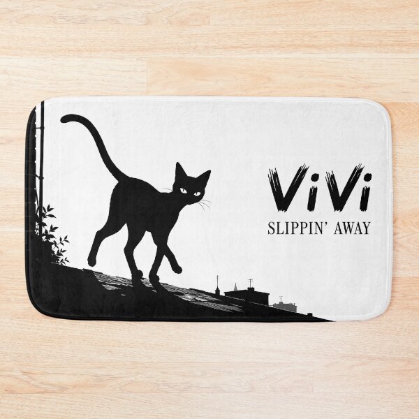 Item preview, ViVi — The Black Cat Slippin' Away designed and sold by PORTE DE ESPERANCE.